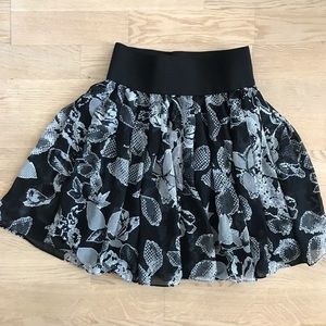 Floral skirt from Express Design Studio.